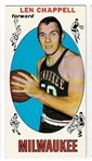 1969 Topps Basketball #68 Len Chappell - Milwaukee Bucks RC